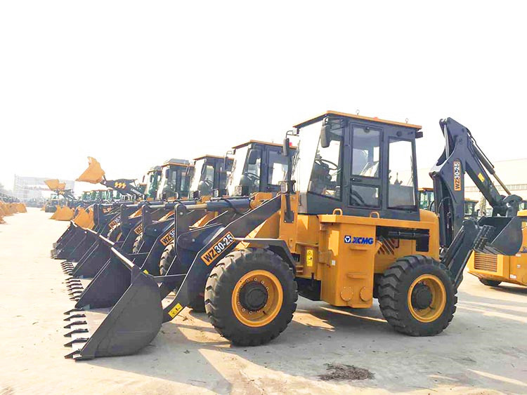 XCMG Official 3 ton mini backhoe loaders WZ30-25 China new back hoe loader spare parts for sale